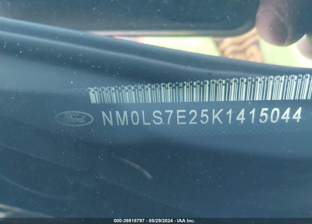 2019 FORD TRANSIT CONNECT XL VIN: NM0LS7E25K1415044
