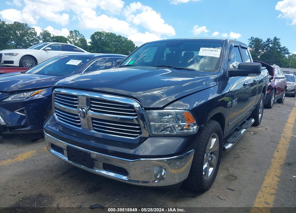 2017 RAM 1500 BIG HORN QUAD CAB 4X2 6'4 BOX VIN: 1C6RR6GT8HS744467