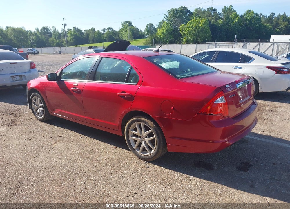 2012 FORD FUSION SEL VIN: 3FAHP0JG7CR357485