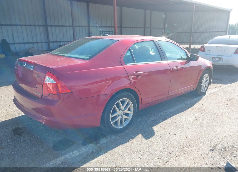 2012 FORD FUSION SEL VIN: 3FAHP0JG7CR357485