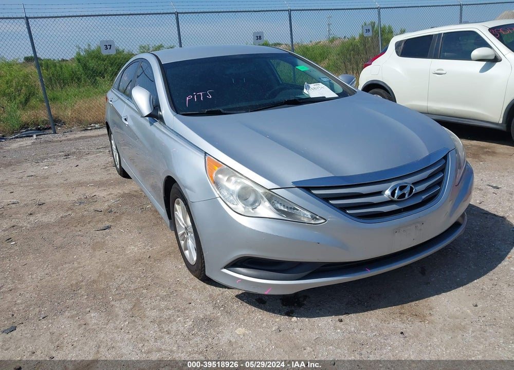 2014 HYUNDAI SONATA GLS VIN: 5NPEB4AC6EH834719