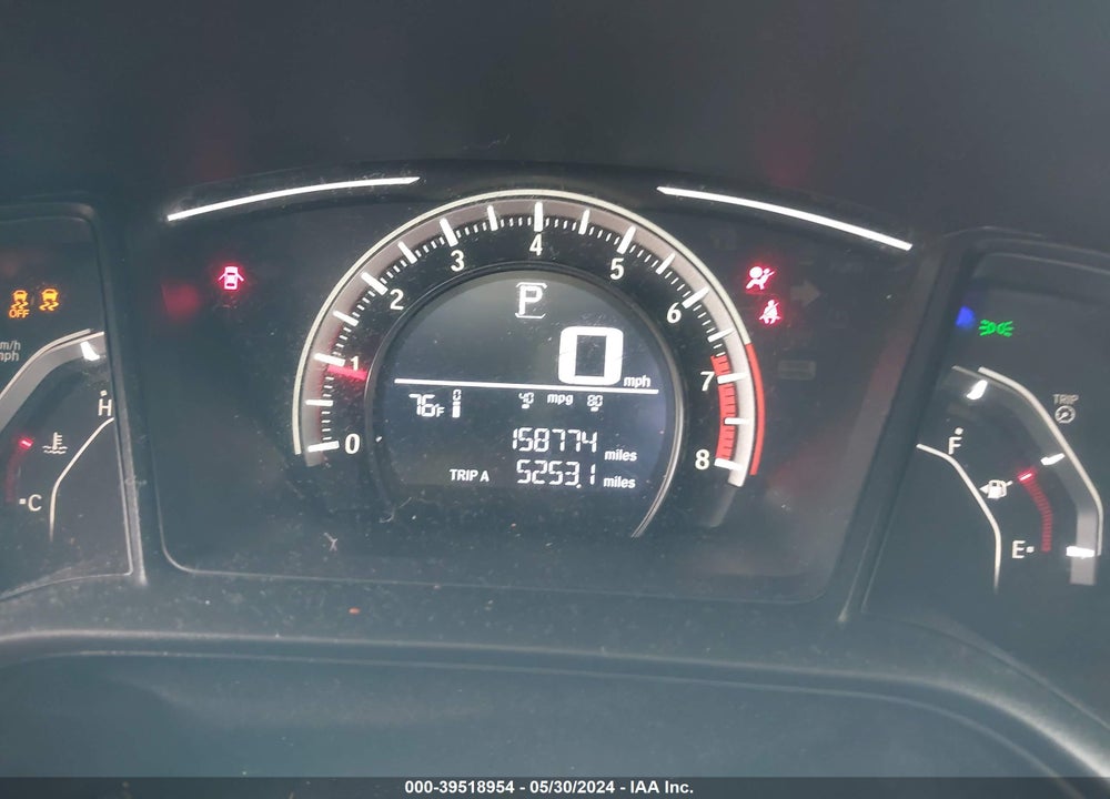 2017 HONDA CIVIC LX VIN: 19XFC2F54HE048099