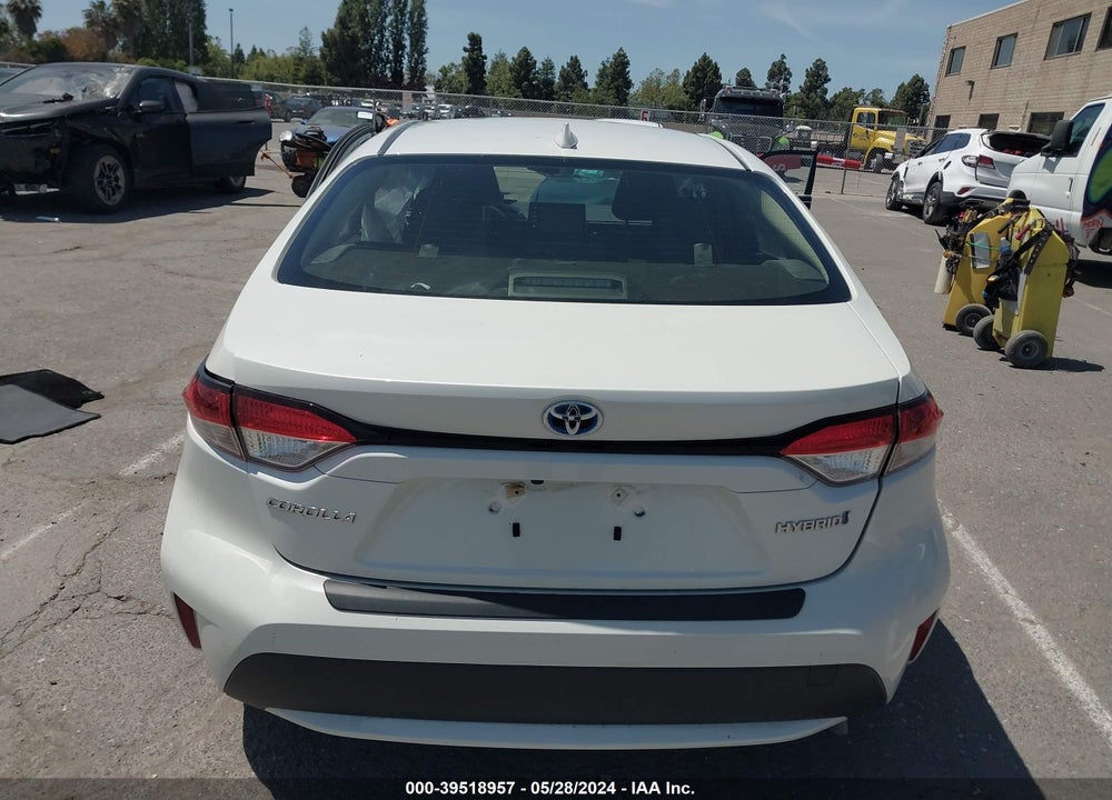 2021 TOYOTA COROLLA HYBRID LE VIN: JTDEAMDE1MJ012707