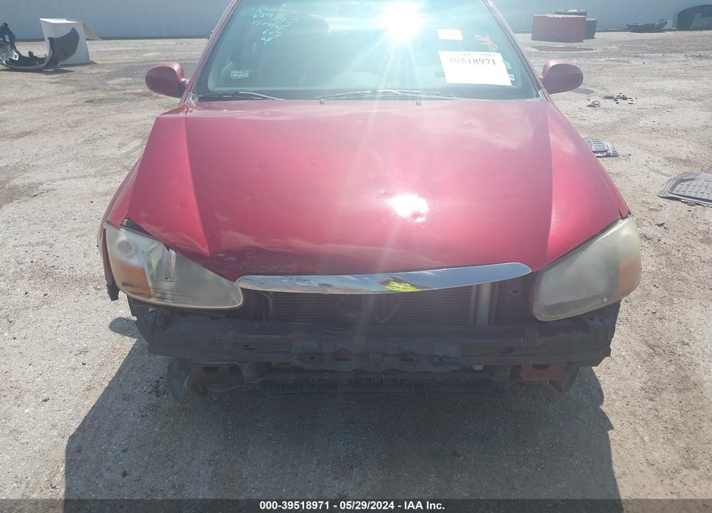 2008 KIA SPECTRA EX VIN: KNAFE121985581940