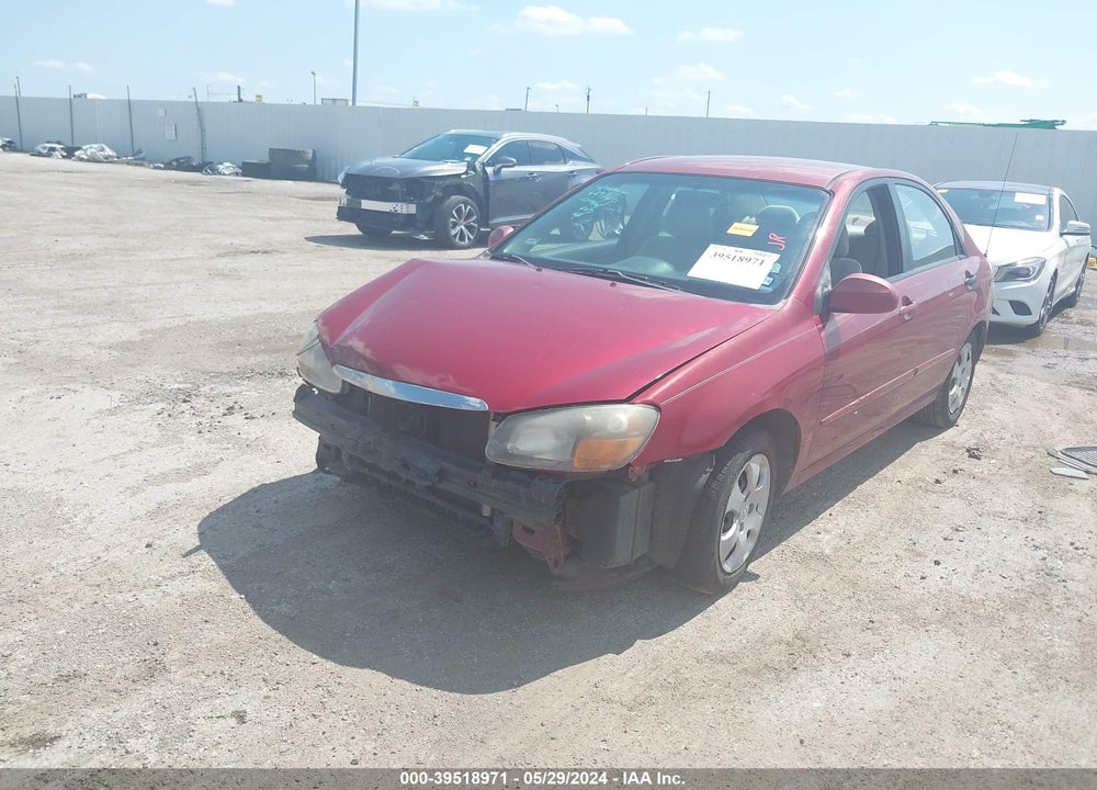 2008 KIA SPECTRA EX VIN: KNAFE121985581940