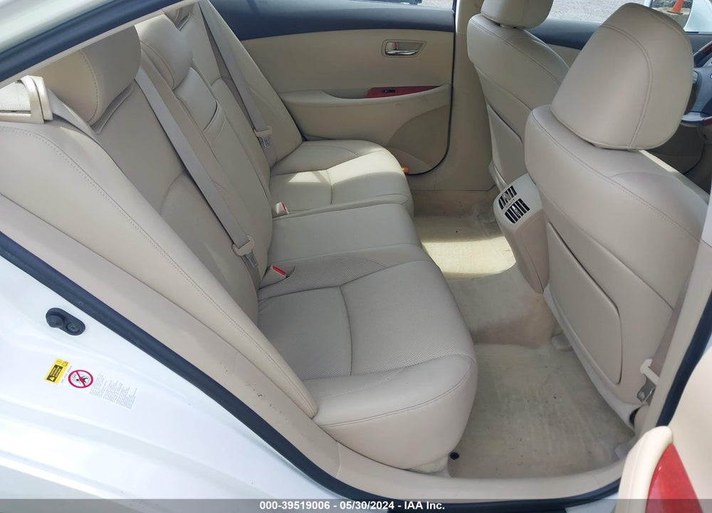 2007 LEXUS ES 350 VIN: JTHBJ46G072069026