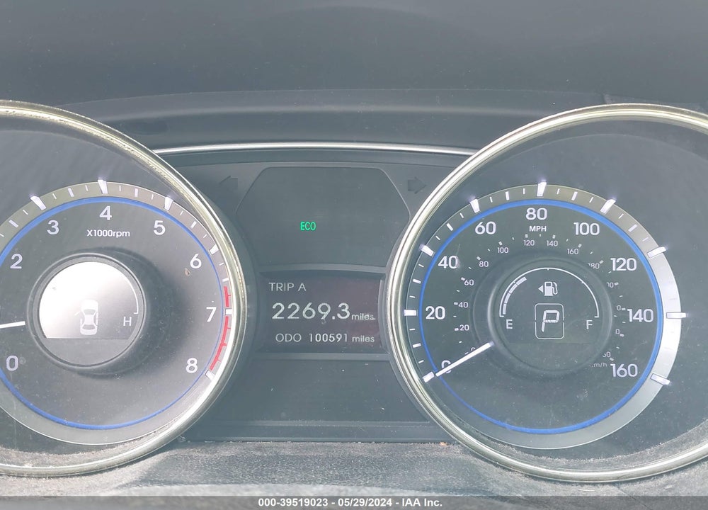 2013 HYUNDAI SONATA GLS VIN: 5NPEB4AC5DH522549