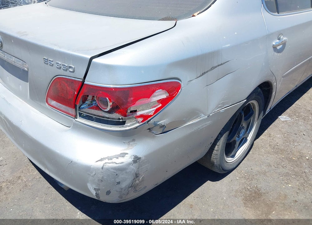 2005 LEXUS ES 330 VIN: JTHBA30G755073850