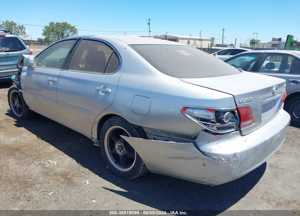 2005 LEXUS ES 330 VIN: JTHBA30G755073850