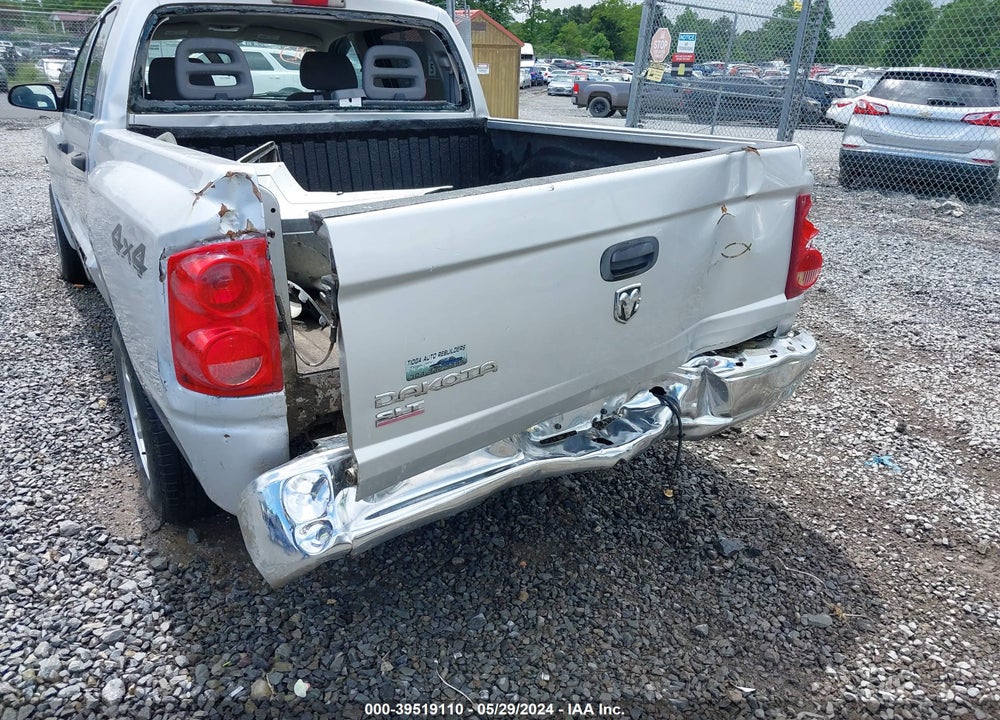 2006 DODGE DAKOTA VIN: 1D7HW48K36S513678