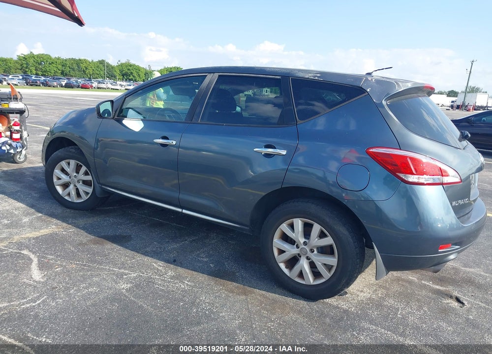 2012 NISSAN MURANO S VIN: JN8AZ1MU2CW103360