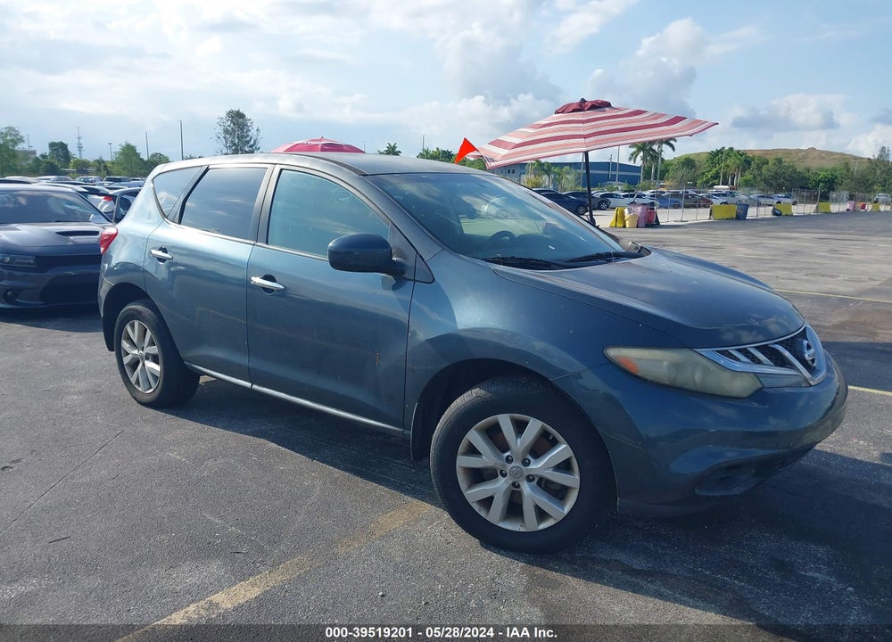 2012 NISSAN MURANO S VIN: JN8AZ1MU2CW103360