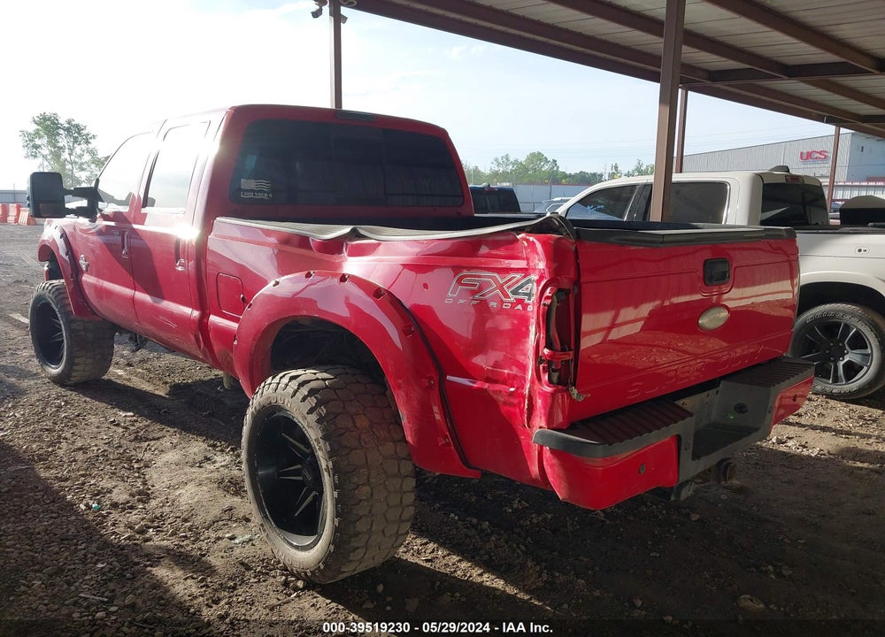 2012 FORD F-250 LARIAT VIN: 1FT7W2BT5CEA78801