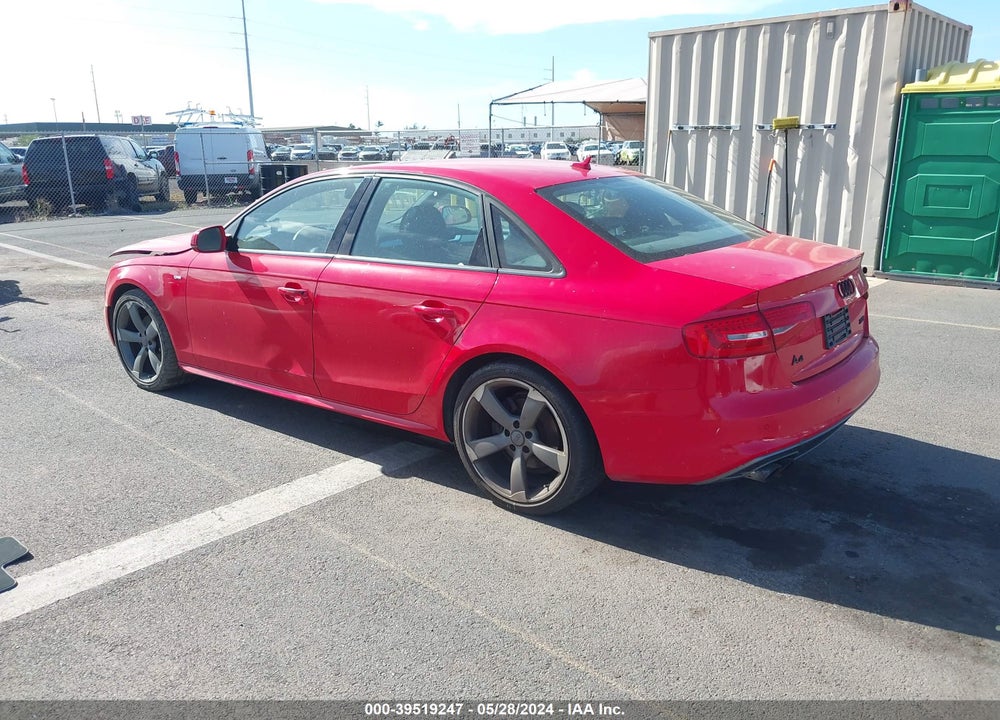 2014 AUDI A4 2.0T PREMIUM VIN: WAUMFAFL7EN027372