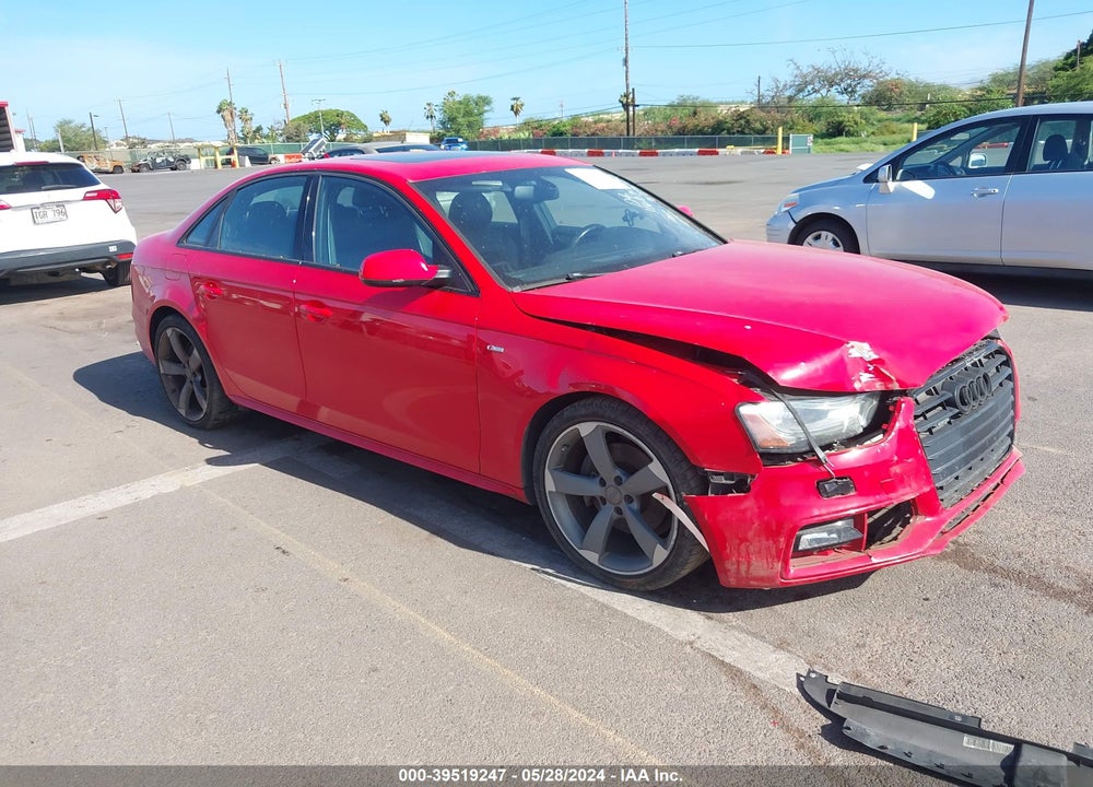 2014 AUDI A4 2.0T PREMIUM VIN: WAUMFAFL7EN027372