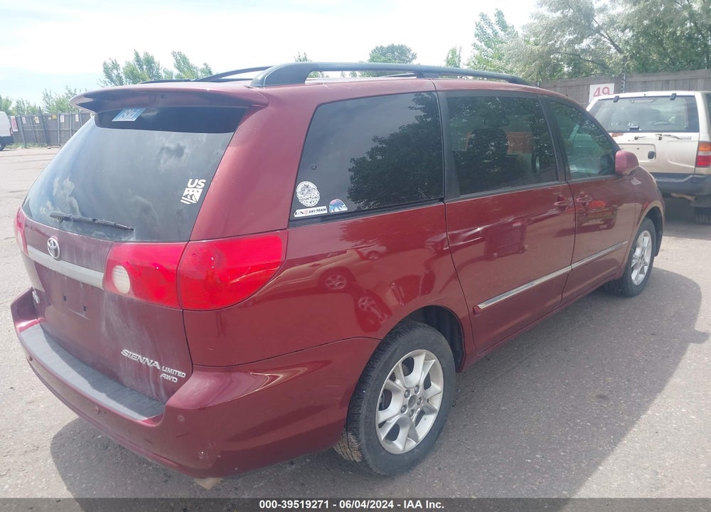 2006 TOYOTA SIENNA XLE LIMITED VIN: 5TDBA22C96S057120