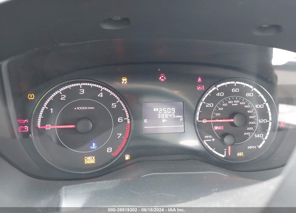 2019 SUBARU IMPREZA 2.0I VIN: 4S3GKAA65K3626498