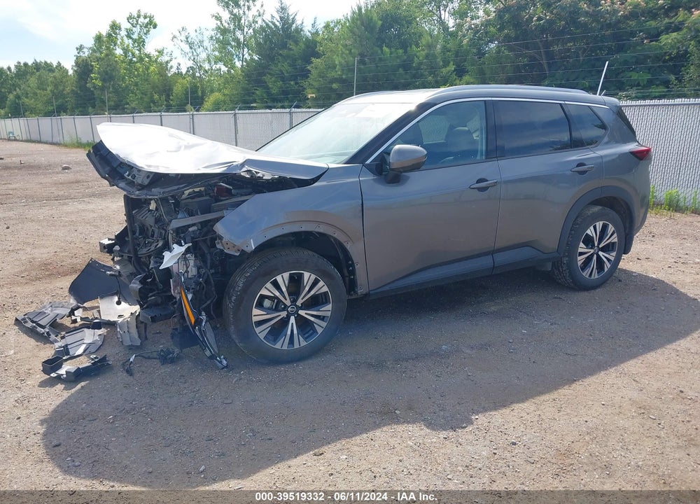 2021 NISSAN ROGUE SV FWD VIN: 5N1AT3BA4MC847140