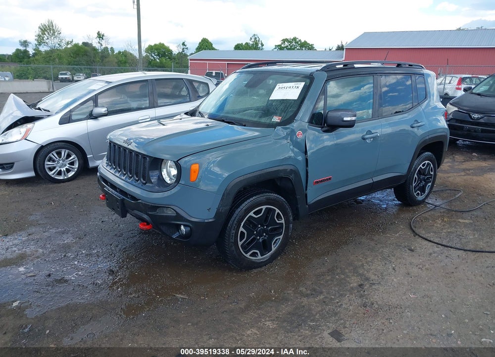 2016 JEEP RENEGADE TRAILHAWK VIN: ZACCJBCT4GPD18168