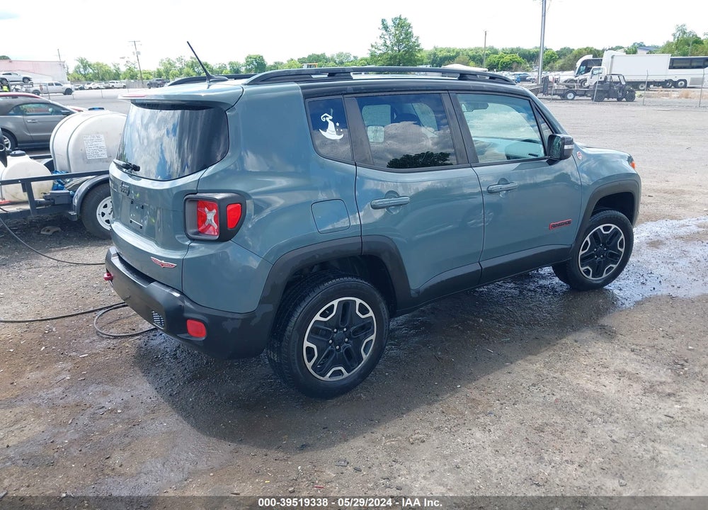 2016 JEEP RENEGADE TRAILHAWK VIN: ZACCJBCT4GPD18168