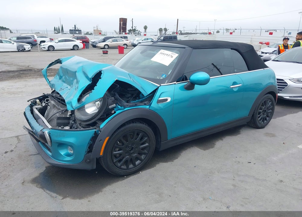 2018 MINI CONVERTIBLE COOPER VIN: WMWWG5C57J3D01262