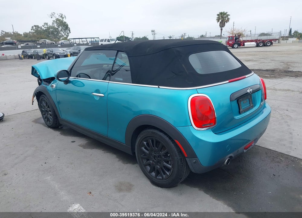 2018 MINI CONVERTIBLE COOPER VIN: WMWWG5C57J3D01262