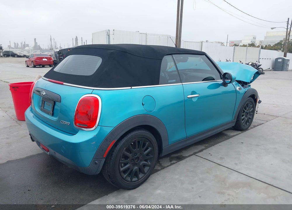 2018 MINI CONVERTIBLE COOPER VIN: WMWWG5C57J3D01262