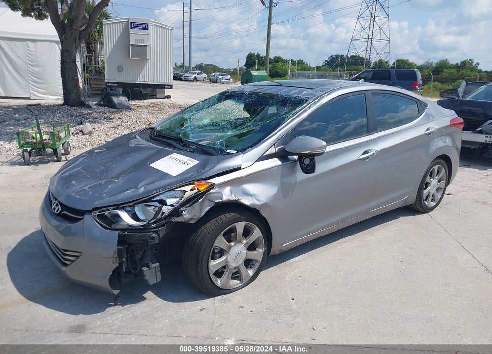 2013 HYUNDAI ELANTRA LIMITED VIN: KMHDH4AE2DU662278