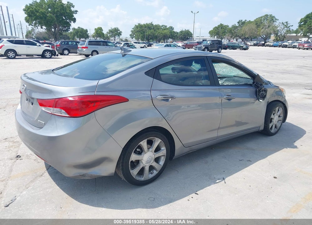 2013 HYUNDAI ELANTRA LIMITED VIN: KMHDH4AE2DU662278
