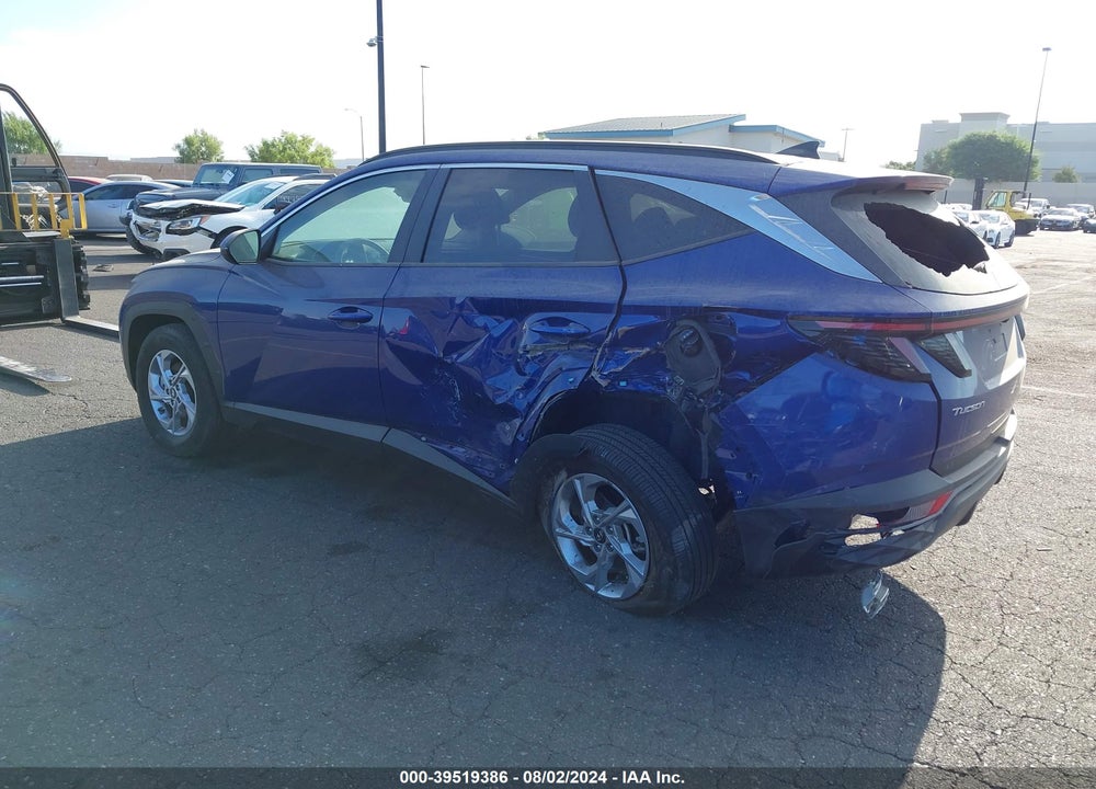2022 HYUNDAI TUCSON SEL VIN: 5NMJBCAE2NH147664