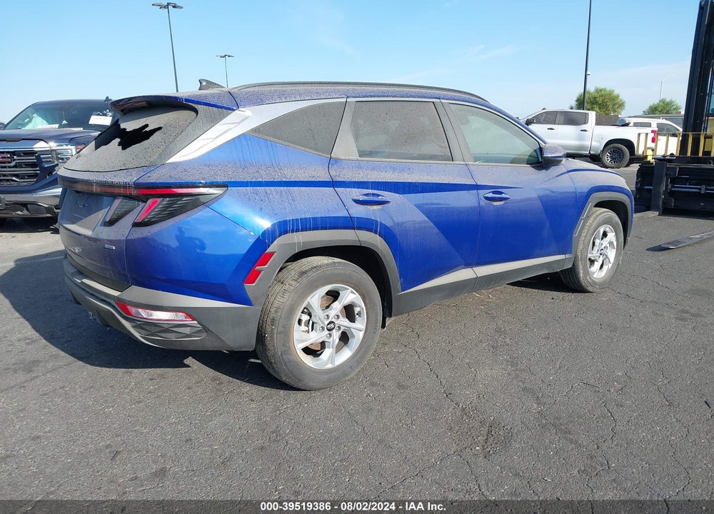 2022 HYUNDAI TUCSON SEL VIN: 5NMJBCAE2NH147664