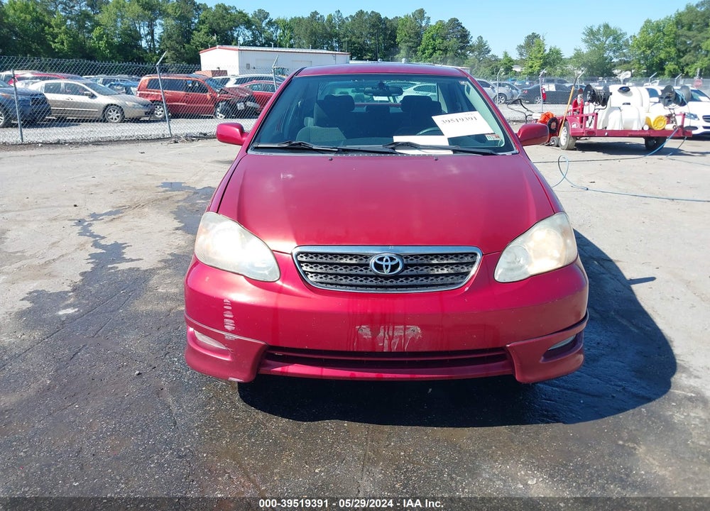 2006 TOYOTA COROLLA S VIN: 2T1BR32E66C702976