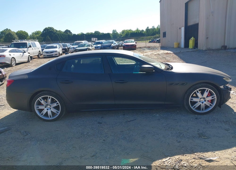 2014 MASERATI QUATTROPORTE GTS VIN: ZAM56PPAXE1087625