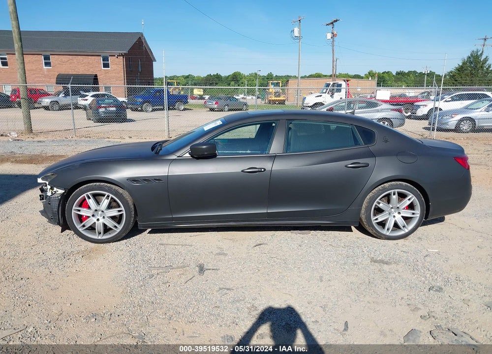 2014 MASERATI QUATTROPORTE GTS VIN: ZAM56PPAXE1087625