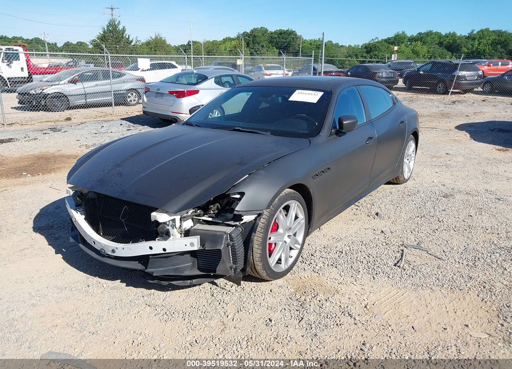 2014 MASERATI QUATTROPORTE GTS VIN: ZAM56PPAXE1087625