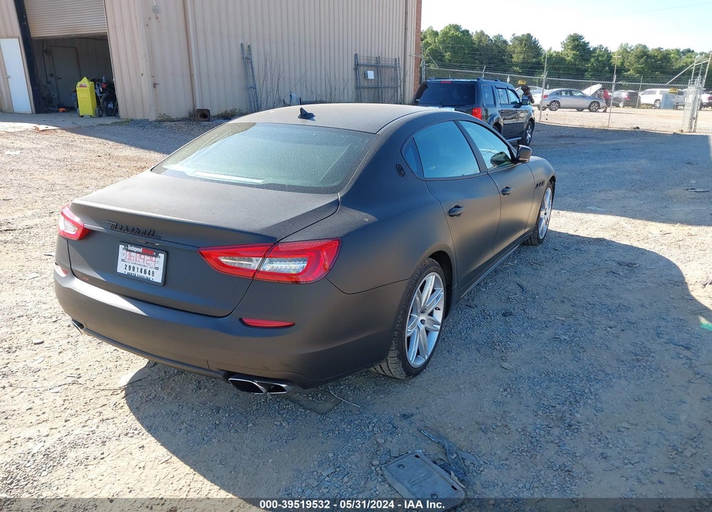 2014 MASERATI QUATTROPORTE GTS VIN: ZAM56PPAXE1087625
