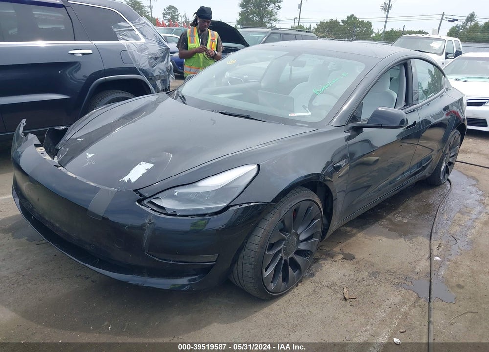 2021 TESLA MODEL 3 PERFORMANCE DUAL MOTOR ALL-WHEEL DRIVE VIN: 5YJ3E1EC5MF092530