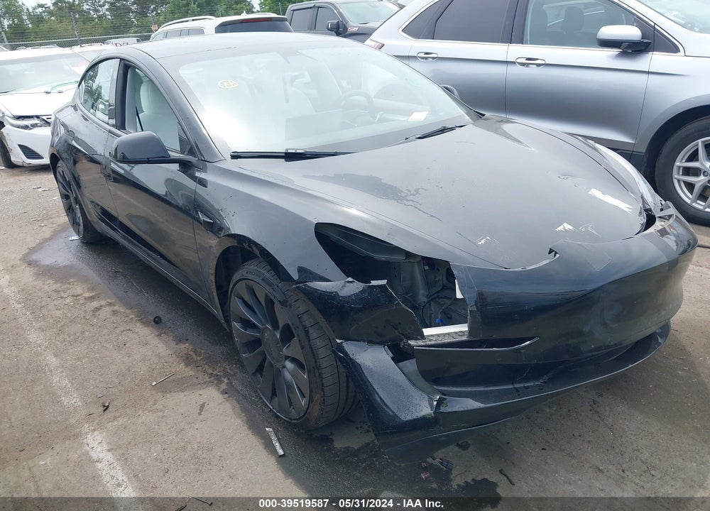 2021 TESLA MODEL 3 PERFORMANCE DUAL MOTOR ALL-WHEEL DRIVE VIN: 5YJ3E1EC5MF092530
