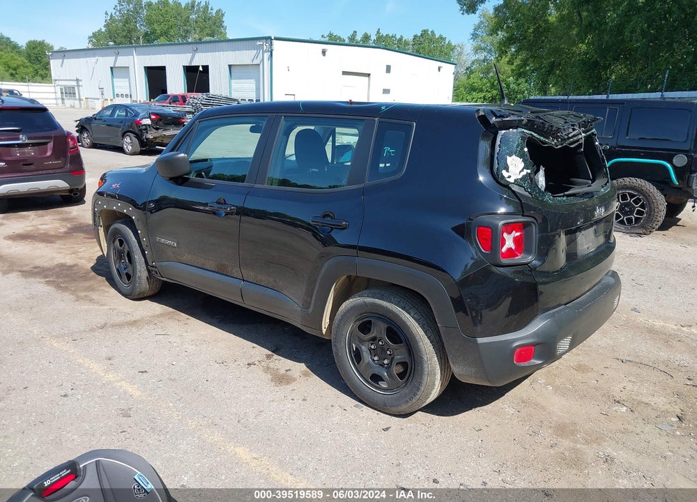 2017 JEEP RENEGADE SPORT FWD VIN: ZACCJAAB2HPF59586