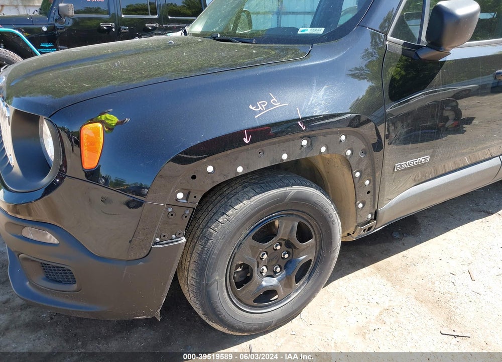 2017 JEEP RENEGADE SPORT FWD VIN: ZACCJAAB2HPF59586