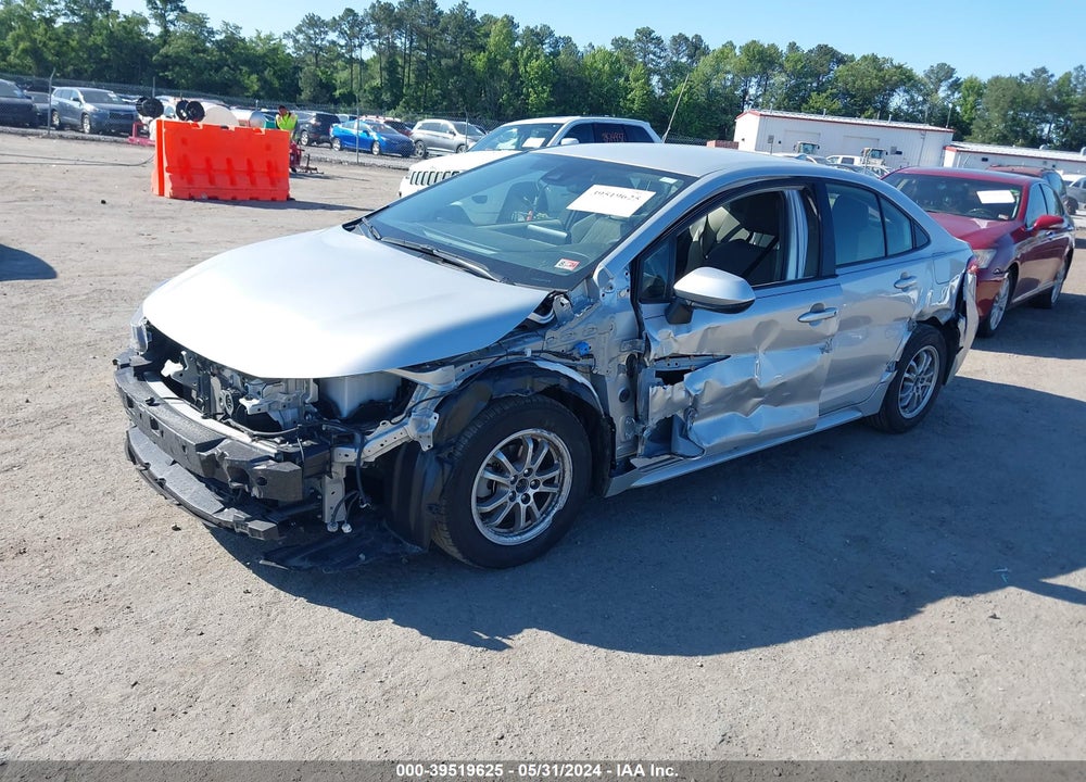 2022 TOYOTA COROLLA LE VIN: JTDEAMDE7N3012636