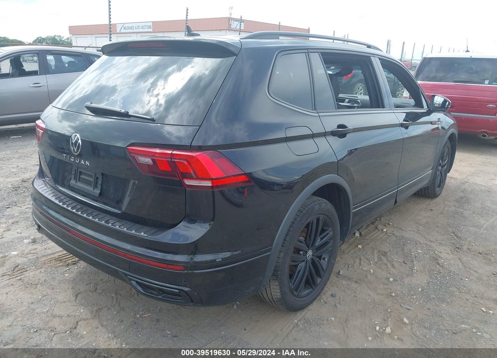 2022 VOLKSWAGEN TIGUAN 2.0T SE R-LINE BLACK VIN: 3VVCB7AX5NM141101