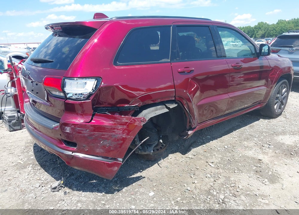 2018 JEEP GRAND CHEROKEE HIGH ALTITUDE 4X4 VIN: 1C4RJFCG6JC423486