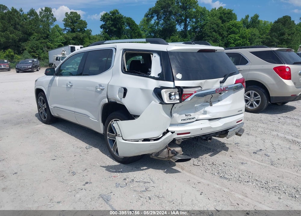 2018 GMC ACADIA DENALI VIN: 1GKKNXLS9JZ181908