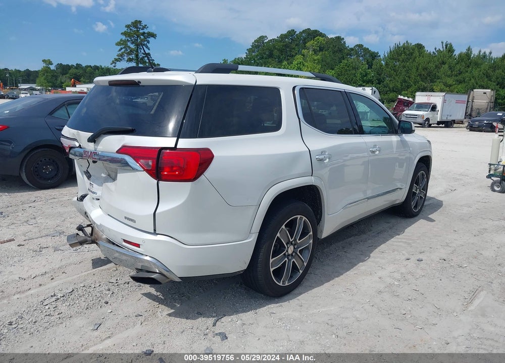 2018 GMC ACADIA DENALI VIN: 1GKKNXLS9JZ181908