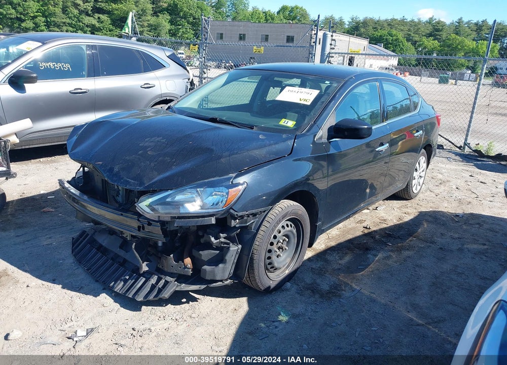 2017 NISSAN SENTRA SV VIN: 3N1AB7AP3HL716749