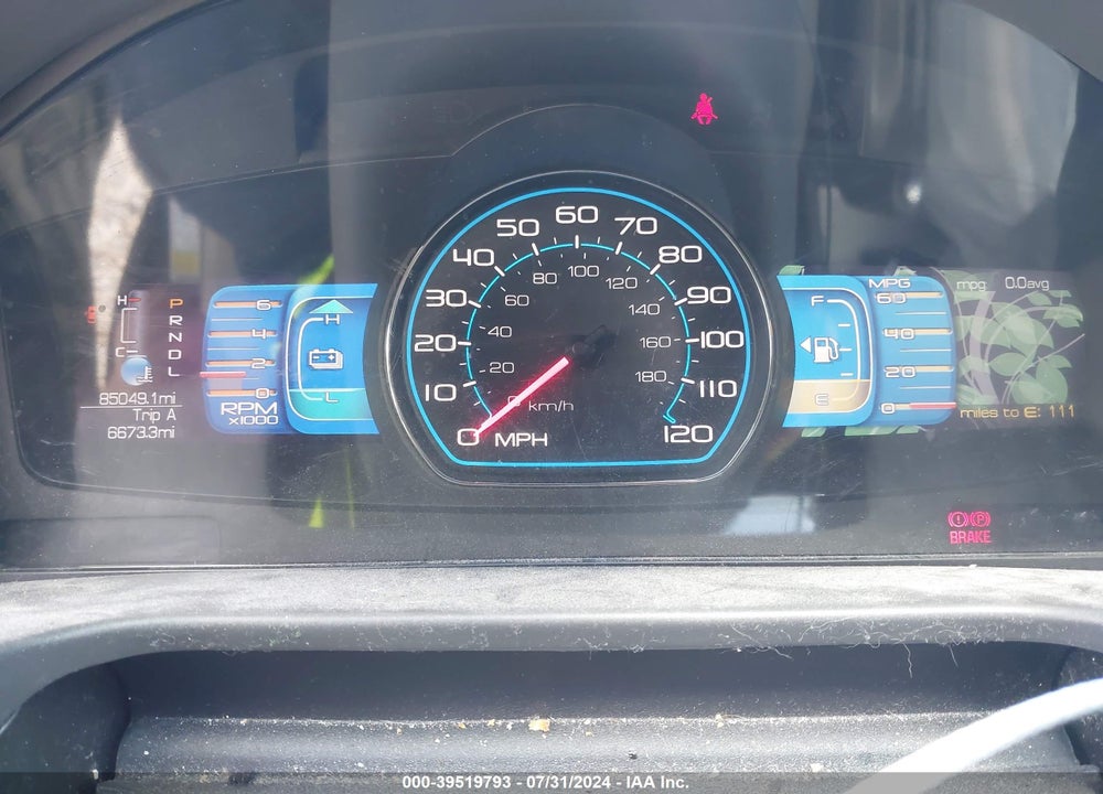 2010 FORD FUSION HYBRID VIN: 3FADP0L31AR171480