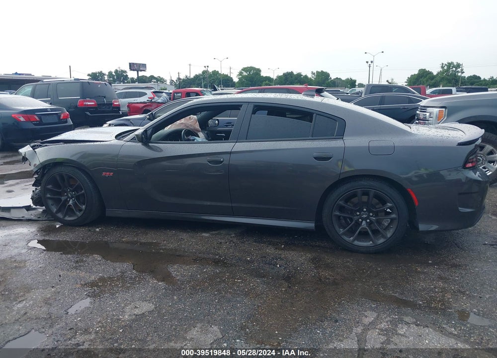 2022 DODGE CHARGER SCAT PACK VIN: 2C3CDXGJ4NH161807