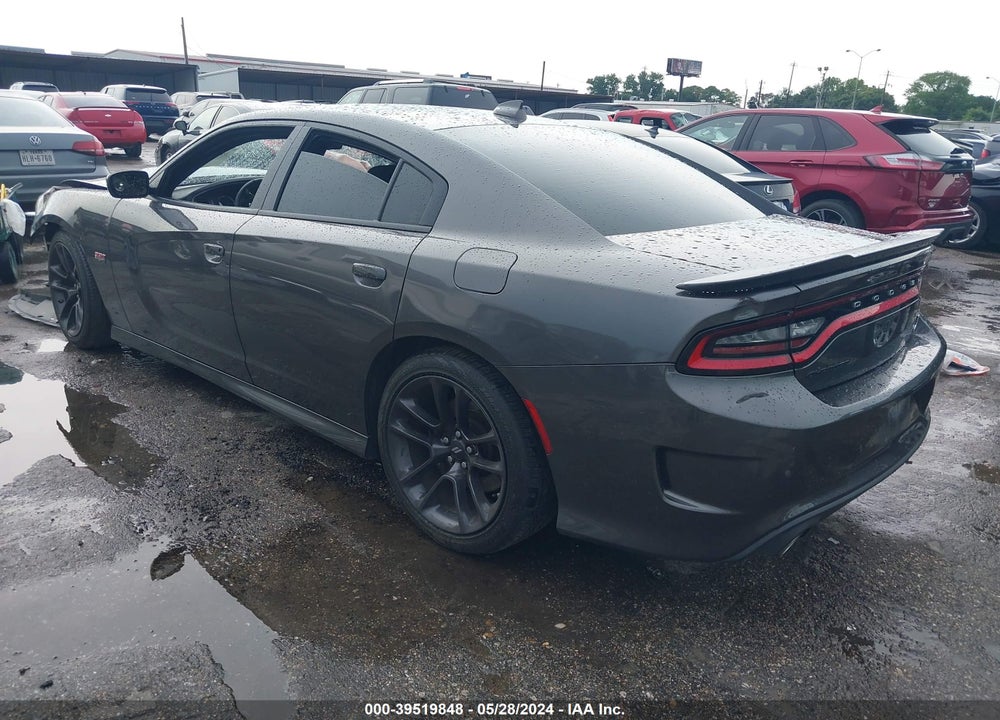 2022 DODGE CHARGER SCAT PACK VIN: 2C3CDXGJ4NH161807