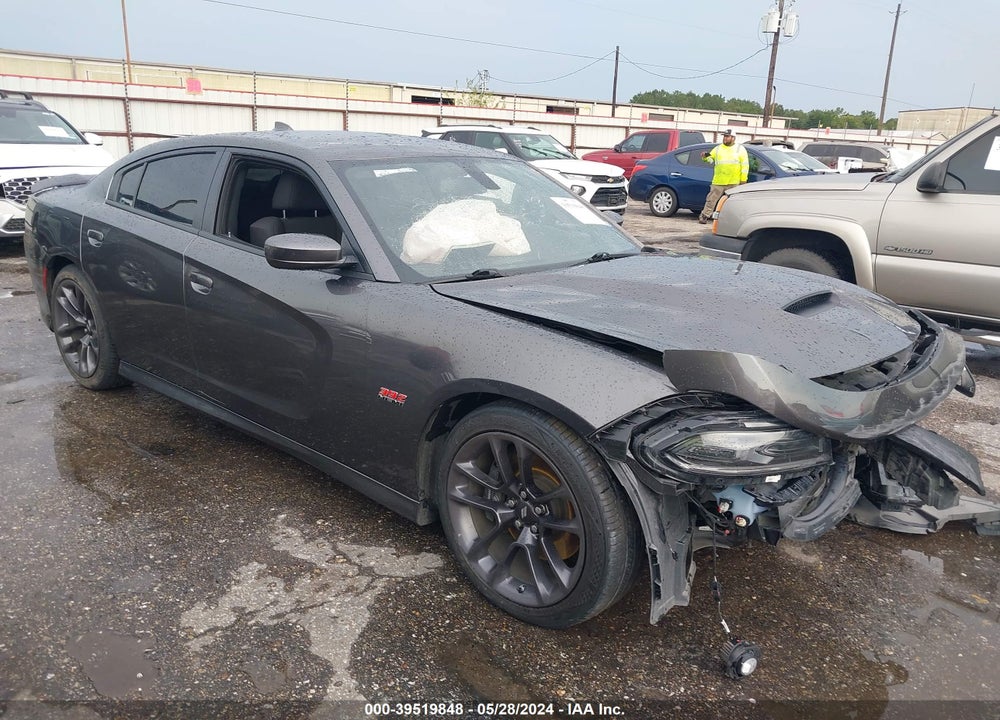 2022 DODGE CHARGER SCAT PACK VIN: 2C3CDXGJ4NH161807